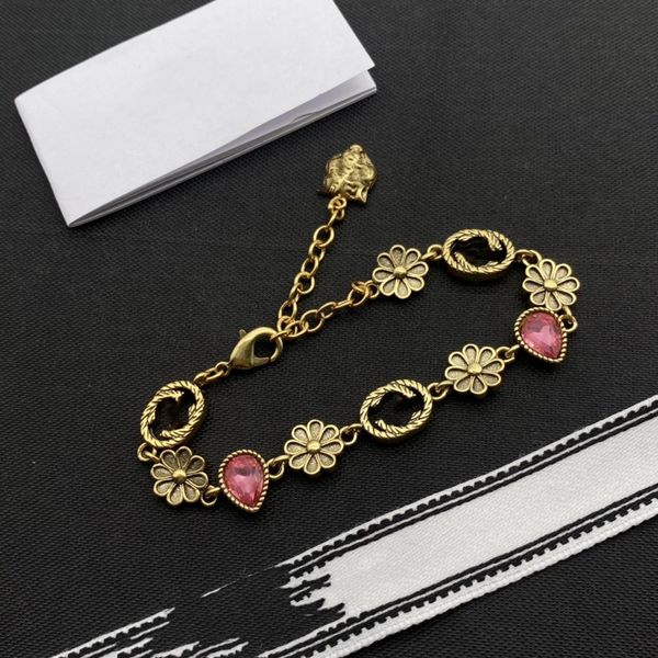 

women's bracelet designer crystal bracelet women's letter f bracelet fashion luxury classic wedding jewelry party jewelry, Black