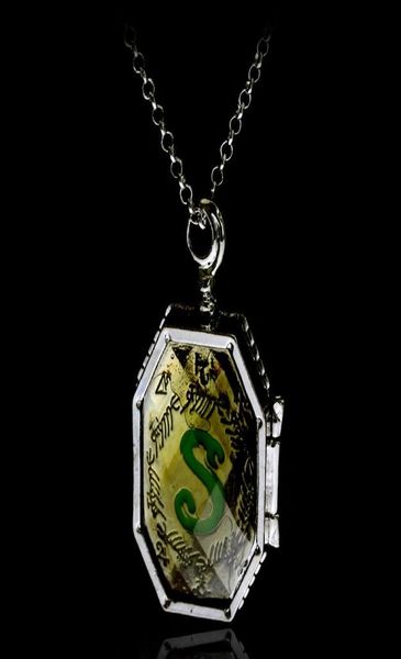 

fashion jewelry horcrux locket necklace deathly hallows collector pendant for men women gift5494969, Silver
