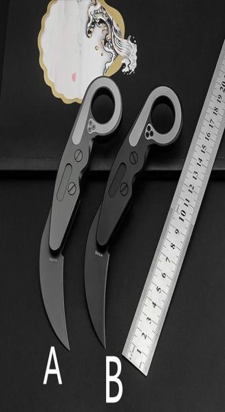 

caswell mechanical claw knife m390 powder steel blade titanium alloy handle outdoor camping multifunction hunting edc tool5700635