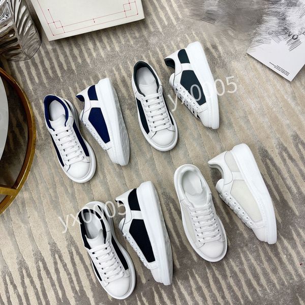 

brand men quality classics flat sneaker casual shoes leather white letter overlays fashion platfnorm sneakers, Black