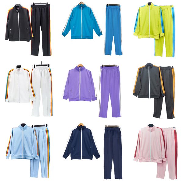 

mens tracksuits fahion casual sweatshirts pants suits women letter print jacket sportswear set size s-xl di_girl, Gray