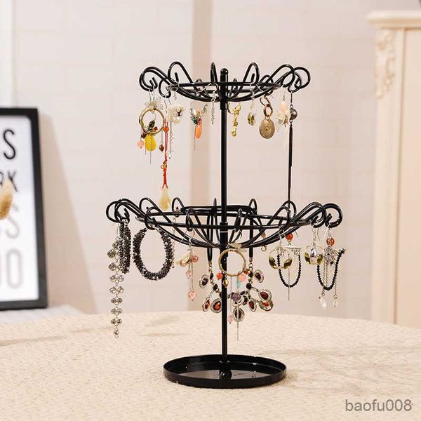 

umbrellas jewelry display stand flower umbrella jewelry pendant earrings necklace organizer rack holder display stand r230607
