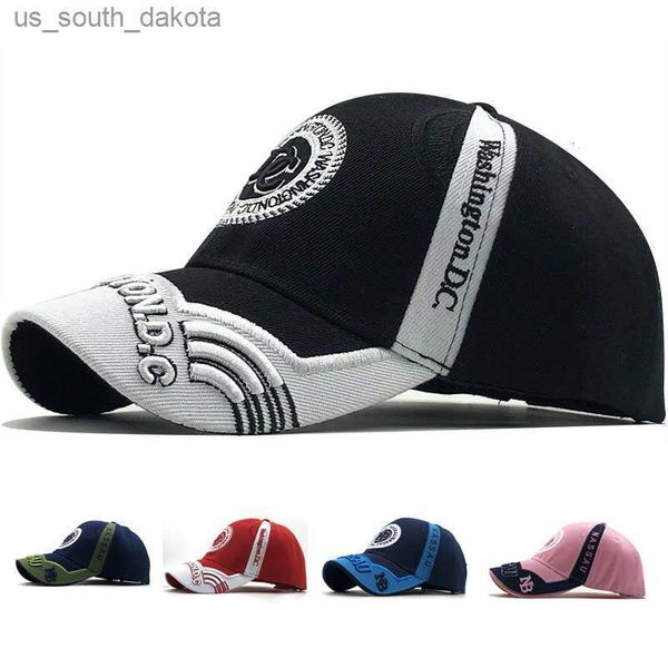 

brand baseball cap for men women adjustable snapback caps brim bone women baseball hat trucker cap l230523, Blue;gray