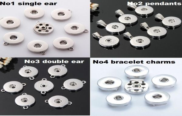 

whole 30pcs ginger snaps button pendant bracelet jewelry components interchangeable 18mm chunk fit snaps charm6037884, Bronze;silver