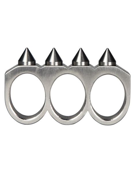 

stainless steel outdoor selfdefense threehole ring012347373790