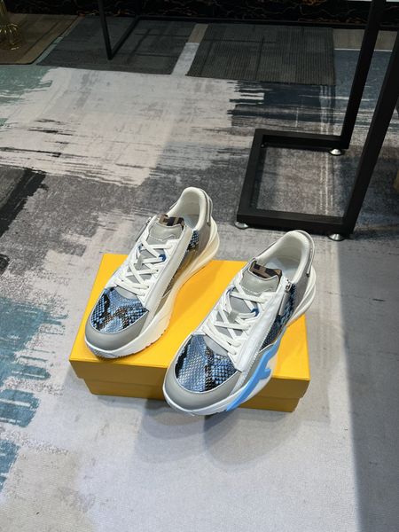 

casual shoes luxury design men's fashion casual shoes sneakers summer size 38-45, Black