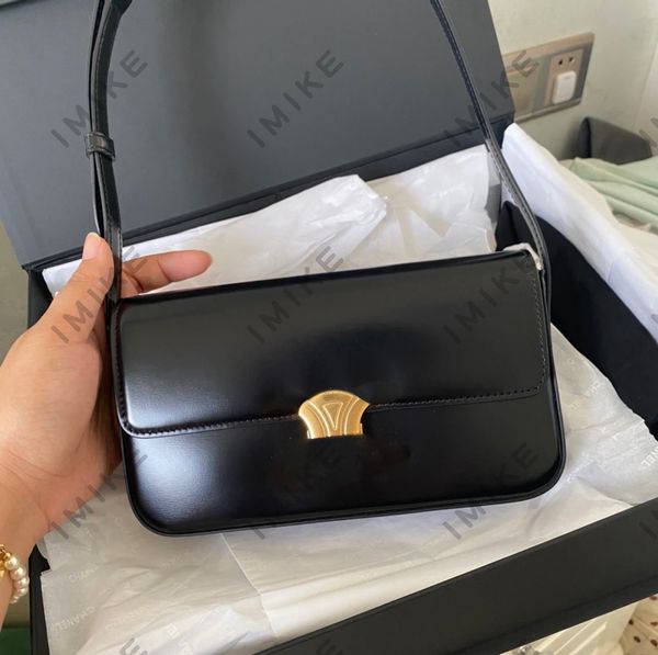 

7a designer bag triomphe saddle bag single shoulder bag women's men's handbag flipped horizontal shoulder bag luxury fashion dinne