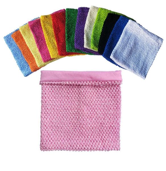

8x8inches lined crochet tutu tube for baby little girls tutu dresses tube diy craft tutus supplies8703220, Slivery;white