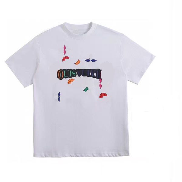 

23 mens t shirt designer t shirt mens tees pure cotton comfortable breathable simple versatile and compatible with couples, White;black