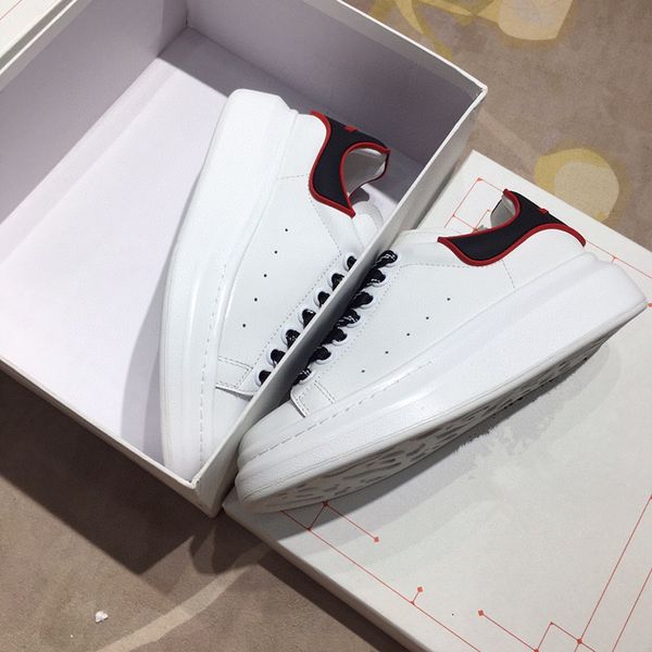 

2023new classics designer brand womens sneaker casual shoes trainers dress shoes leather breathable open for change low outdoor sports sneak, Black