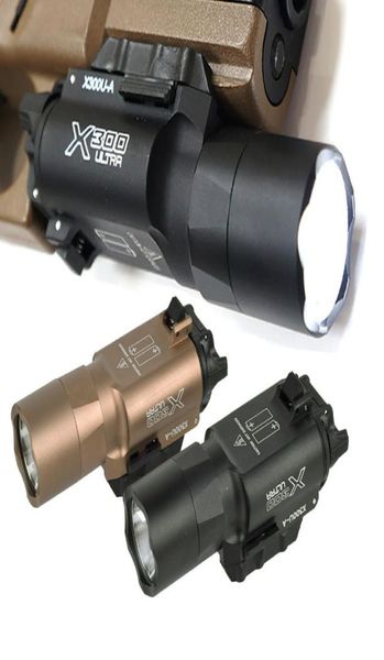 

500 lumens high output tactical x300 ultra light x300u tactical light lanterna flashlight 1911 light for outdoor hunting8647197