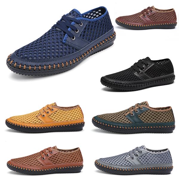 

running shoes breathable women men black gray brown blue trainers sports sneakers