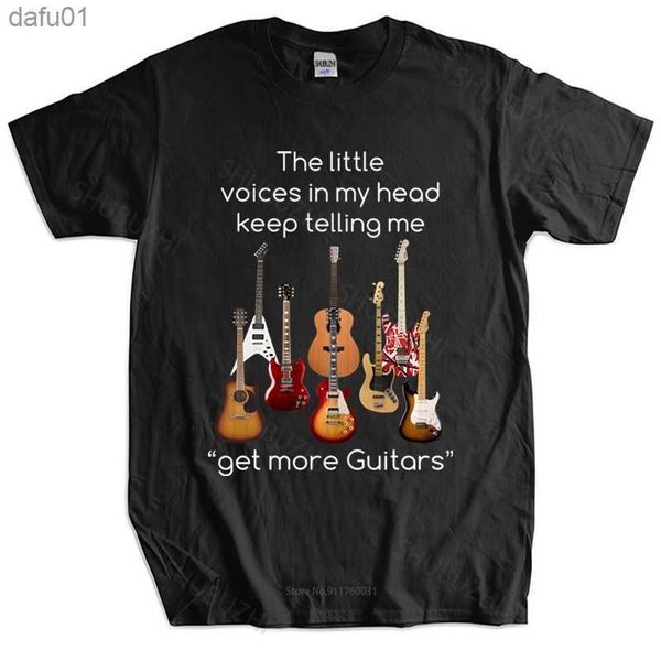 

new fashion t-shirt cotton tees funny t shirts guitar shirtget more guitars shirt mens brand tshirt male gift drop shipping l230520, White;black