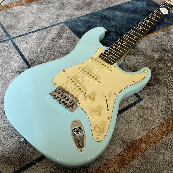 

in stock vicers custom blue electric guitar rosewood fingerboard guitarra eletrica chirome hardware fast shipping guitare