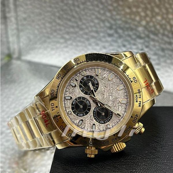 

mens watches automatic mechanical sapphire glass 40mm stainless steel have silver dial solid clasp montre de luxe super luminous movement wr, Slivery;brown