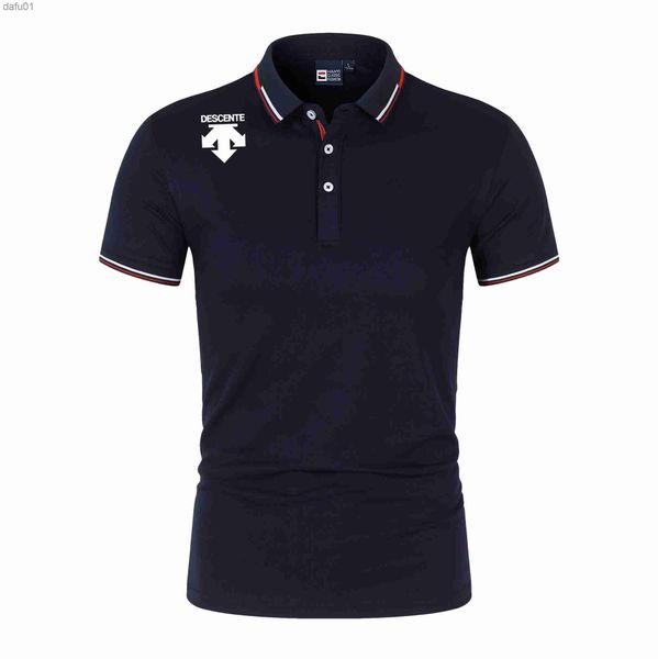 

new spring and summer men's polo descent shirt casual stand-up collar slim breathable t-shirt fashion young short sleeves, White;black