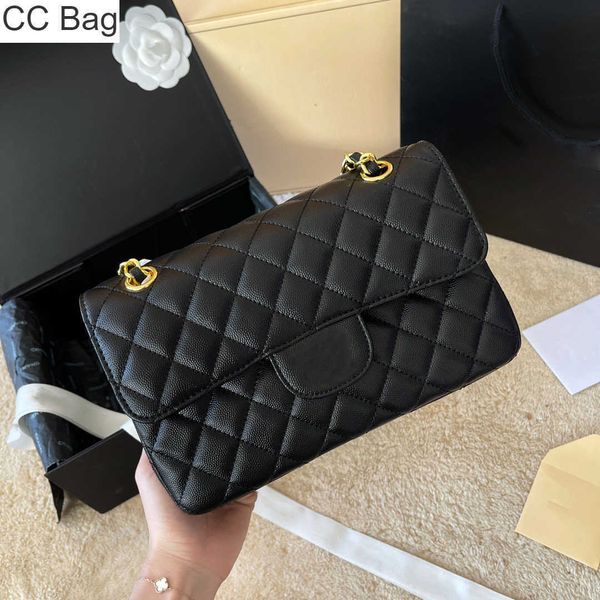

cc bag 9a handbag bag women classics wallet designer bags caviar leahter shoulder crossbody bag lady luxury bags metal chain clutch flap tot, White