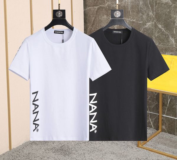 

dsq phantom turtle mens designer t shirt italian milan fashion logo print t-shirt summer black white t-shirt hip hop streetwear 100% cotton, White;black