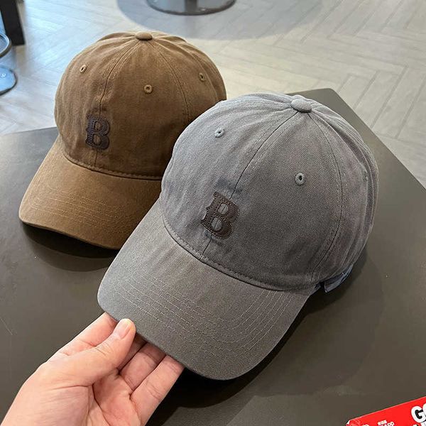 

new cap male dongdaemun soft b letter cap pink visor children, Blue;gray