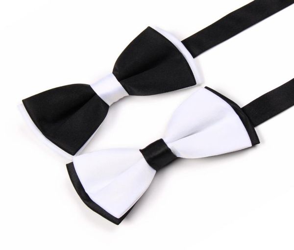 

tieset men039s wedding bow tie groom groomsman dinnerjacket tails formal suit bow tie black and white3962456, Black;gray