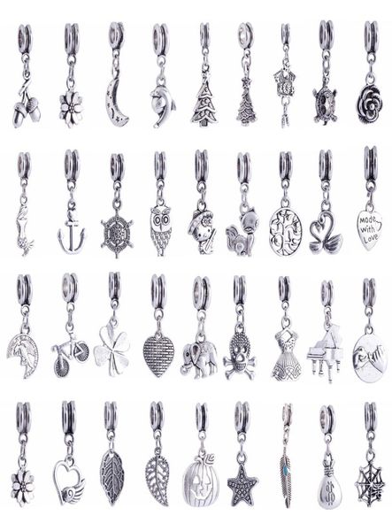 

mix style big hole loose beads charm for diy jewelry bracelet for european bracelets women jewelry4012515, Black