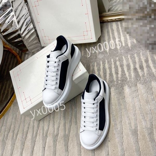 

new brand mens quality classics flat sneaker casual shoes leather white letter overlays fashion platfnorm sneakers2023, Black