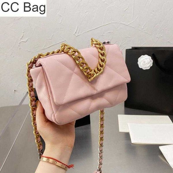 

cc bag 9a classic france womens mini flap 20c 19 series bags quilted matelasse chain crossbody shoulder lareg capacity famous luxury designe, White