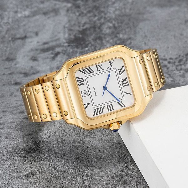 

mens watch designer movement watches automatic mechanical watches full stainless steel luminous waterproof wristwatches, Slivery;brown