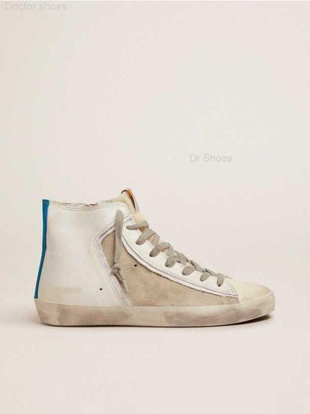 

casual shoes high small dirty shoes designer luxury version italian handmade women limited edition blue and white francy sneakers, Black