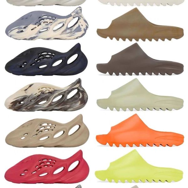 

slippers designer slides sliders sandals men women designers sneakers outdoor sandal shoe onyx bone desert sand earth brown ochre flip flops, Black