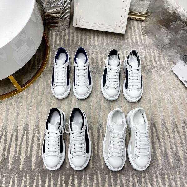 

new brand men quality classics flat sneaker casual shoes leather white letter overlays fashion platfnorm sneakers2023, Black
