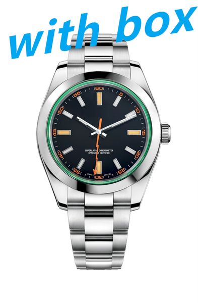 

2023 watch glide lock new ceramic bezel sapphire mens 2813 mechanical automatic movement ss fashion watch mens wristwatches, Slivery;brown