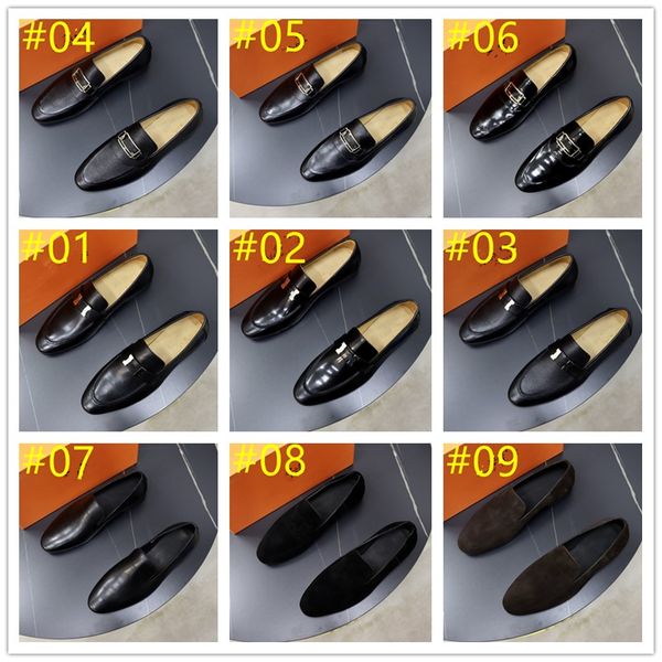

luxurious business leather shoes men's h kellys strap loafers genuine leather black mens casual designer dress shoes slip on wedding me