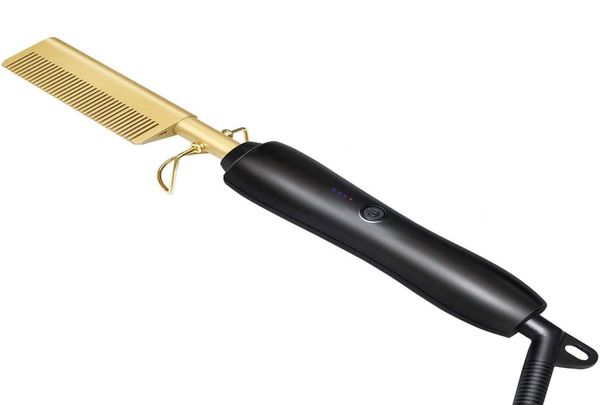 

hair straighteners electric combs hairs straightener african american hairing quick heated comb for men long beard3516191, Black