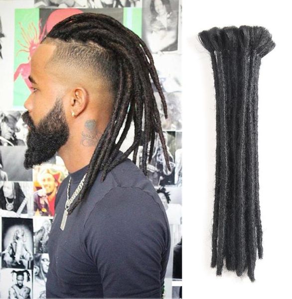 

handmade dreadlocks hair extensions black 12 inch fashion reggae hair hiphop style 10 strandspack synthetic braiding hair for me5787592