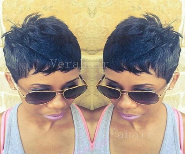 

pixie cut short natural hair wigs for black women human short hair wigs african american glueless brazilian hair bob short hairsty1903487, Black;brown
