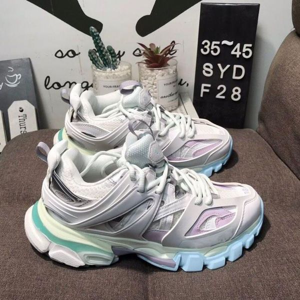 

b's track3.0 heightened daddy shoes trendy sports couple shoes, Black