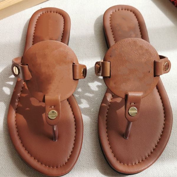 

summer beach slippers designer shoes bright women shoes beach flip flops flat heel lady slipper soft cow leather hollow sandals large size 3, Black