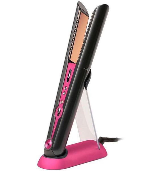 

corrale hair straightener 2 in 1 hair curler hair straightener fuchsia color in stock6853662, Black