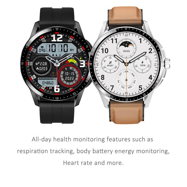 

1.47" bluetooth smart watch blood pressure / ecg measurement bt call heart rate tracker ip67 waterproof