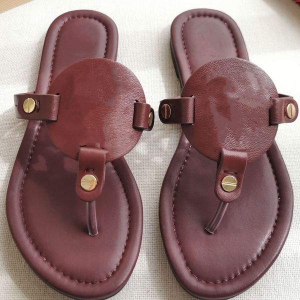 

summer beach slippers designer shoes bright women shoes beach flip flops flat heel lady slipper soft cow leather hollow sandals large size 3, Black