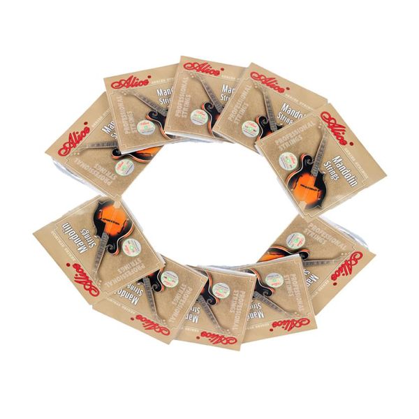 

naomi 10 sets alice steel silverplated coated copper mandolin strings am03 guitar accessories7488190