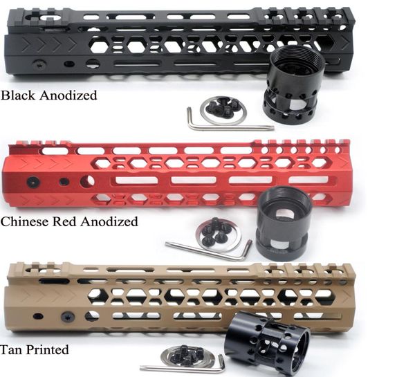 

9039039 inch unique design ultralight mlok handguard rail floating picatinny mount system blackredtan color7076205