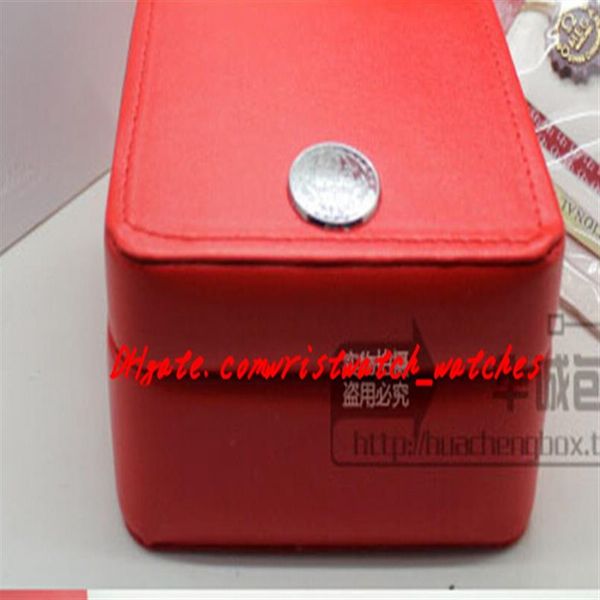 

new luxury mens original brand red boxes papers watches booklet card gift for man men women watch boxes240g, Black;blue
