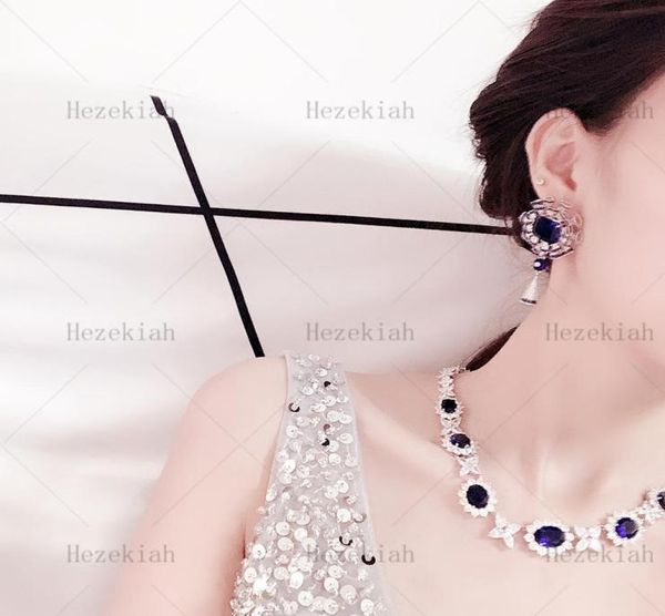 

hezekiah s925 sterling silver flower earrings aristocratic temperament ladies earrings prom party luxurious earrings8502351, Golden