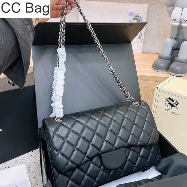 

cc bag 9a luxury designer handbag cross body bag women tote bags classic shoulder bag silver 30cm lambskin crossbody purse flap women waist