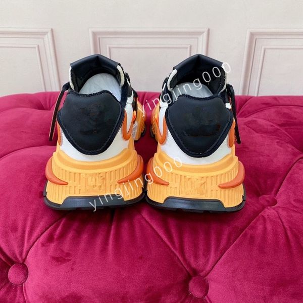 

new fashion womens classics designers sneakers camouflage casual shoes stylist shoes checkered studded flats mesh fashion trainers, Black