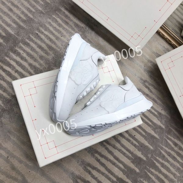

2023designer brand woman quality classics flat sneaker casual shoes leather white letter overlays fashion platfnorm sneakers, Black