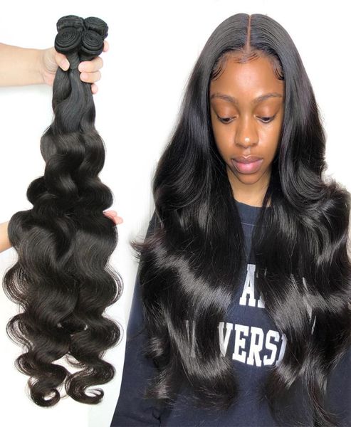 

30 32 34 36 38 40 inch body wave bundles brazilian hair weave bundles 134pcs 100 human hair bundles remy hair extensions4661983