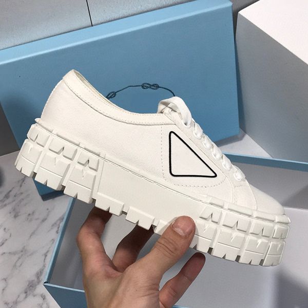 

designer sneakers gabardine nylon casual shoes brand wheel trainers luxury canvas sneaker fashion platform solid heighten shoe outdoor shoes, Black